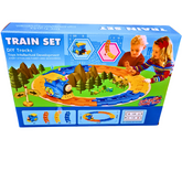 Go Go Lovely Train Set - 7-Piece DIY Track Set for Kids with Lights and Music - Educational Toy for Ages 3+